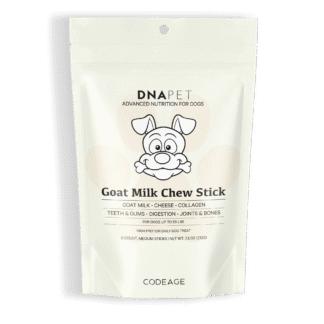 DNA PET Goat Milk Chew Stick For Dogs Between 20 Lbs and 55 Lbs - Medium.