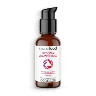 Nanofood Liposomal Liquid Vitamin D3 + K2.